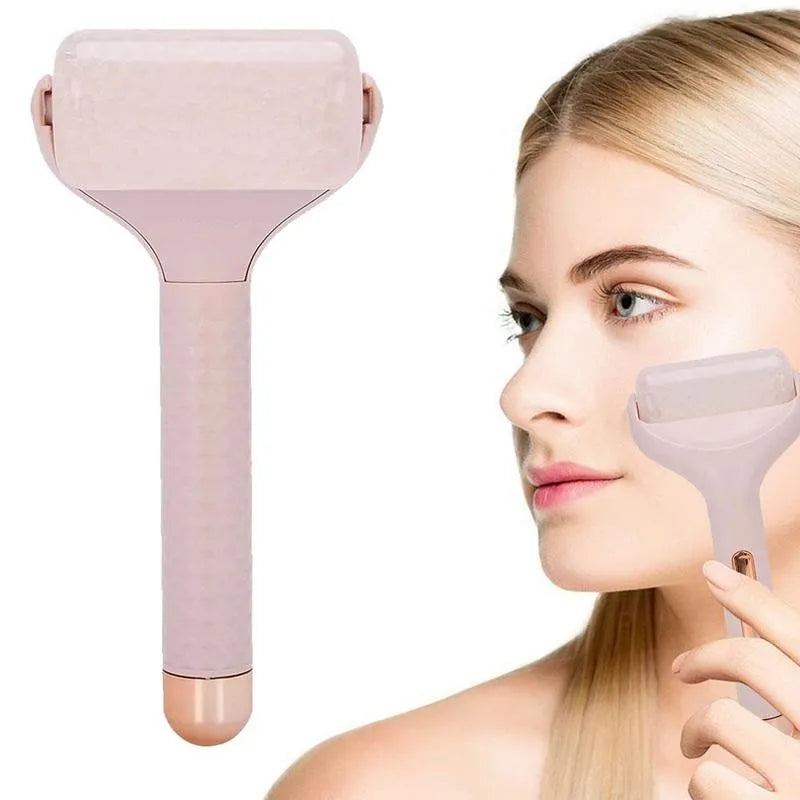Rodillo Facial de Hielo – Frescura y Glow en tu Piel ❄️🌸